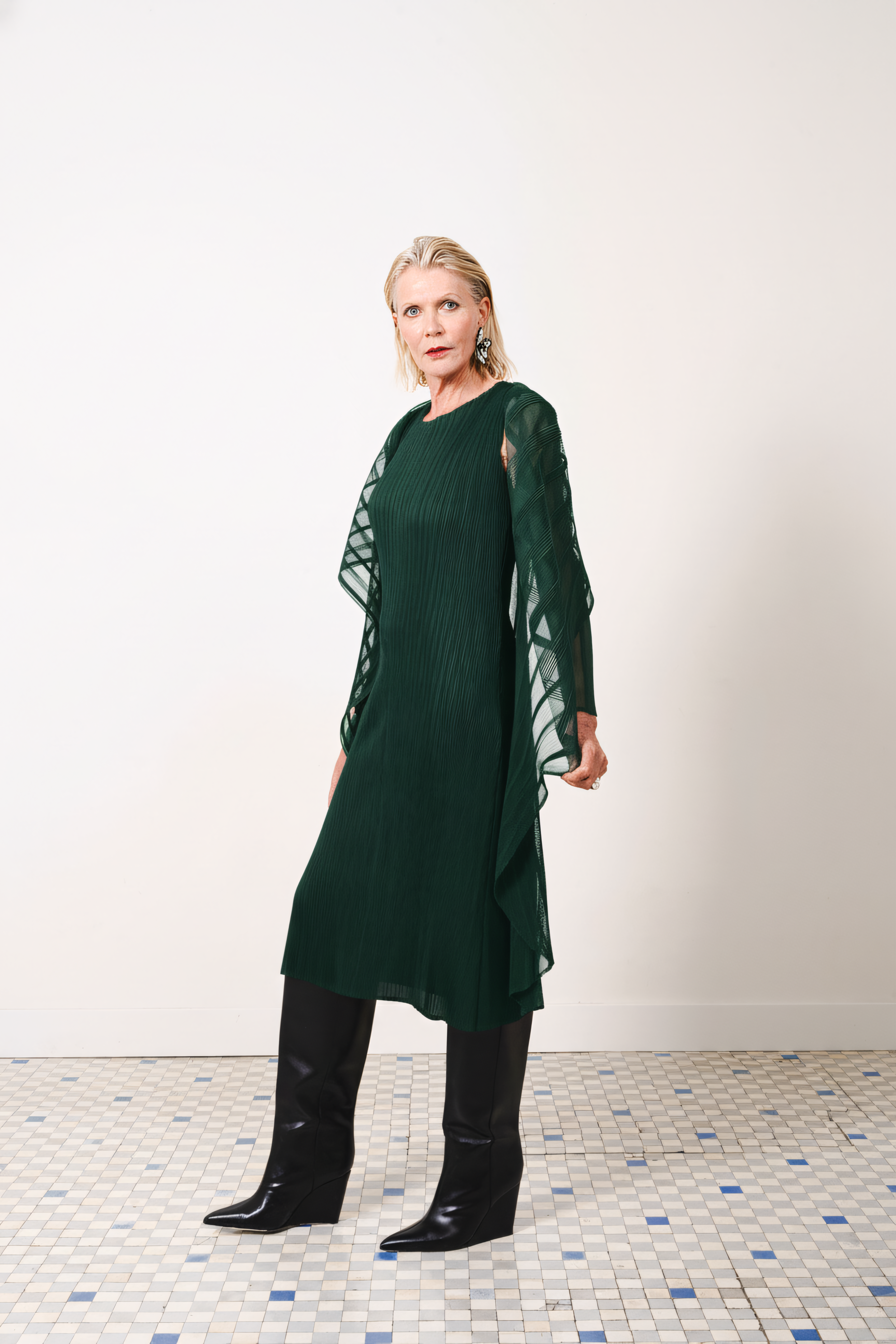 Celeste Dress & Cape Set