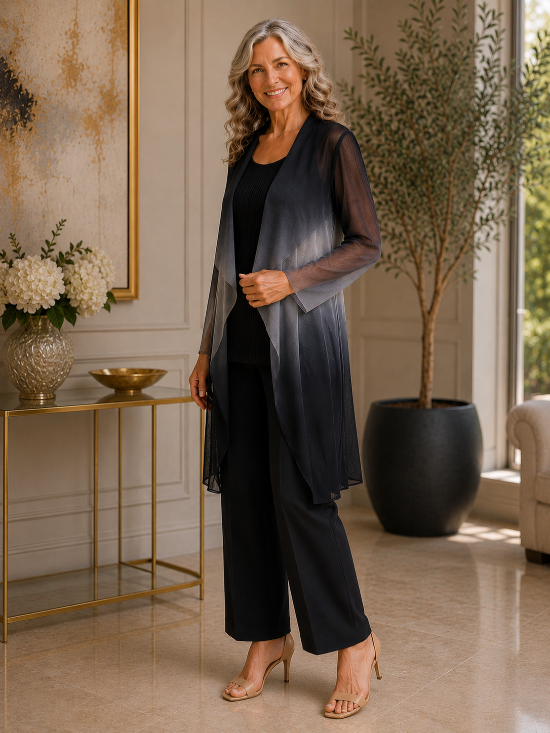 SOLEA - Sheer Ombre Jacket