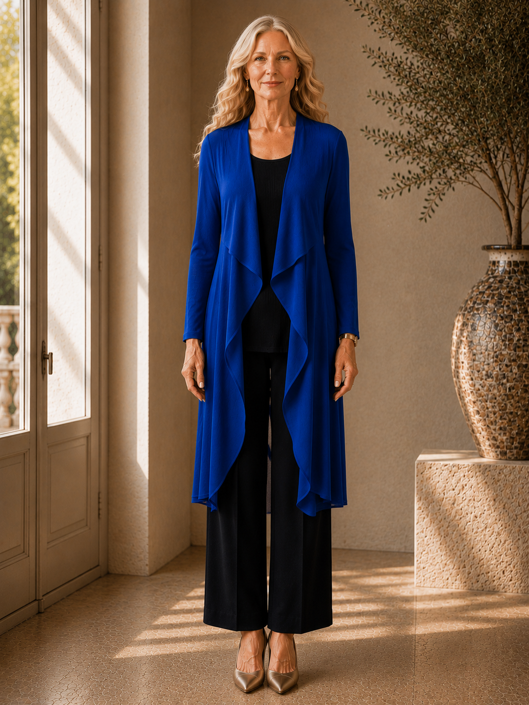 SOLEA - Long Jacket with Collar